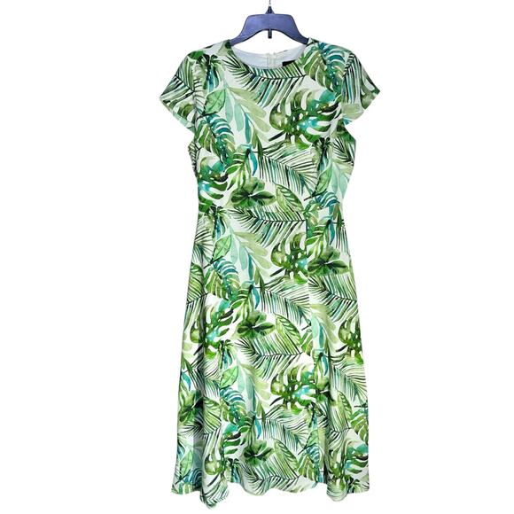 Alexia Admor Dresses & Skirts - Alexia Admore Midi Dress Lily Palm